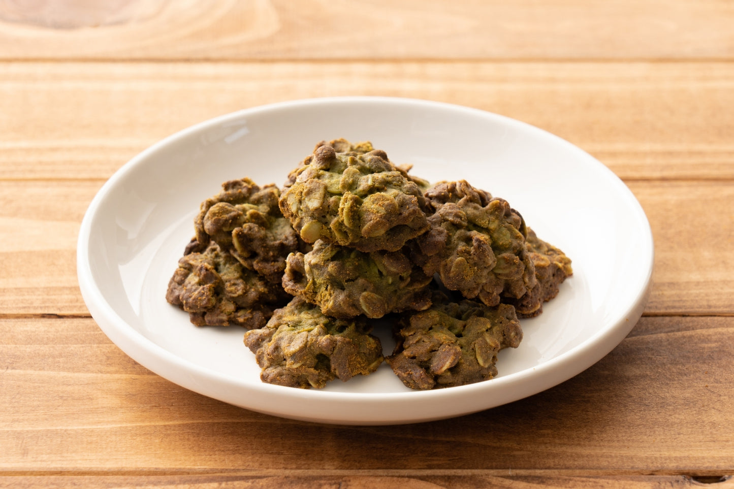 米粉のオートミールクッキー 緑茶味 100gx4袋