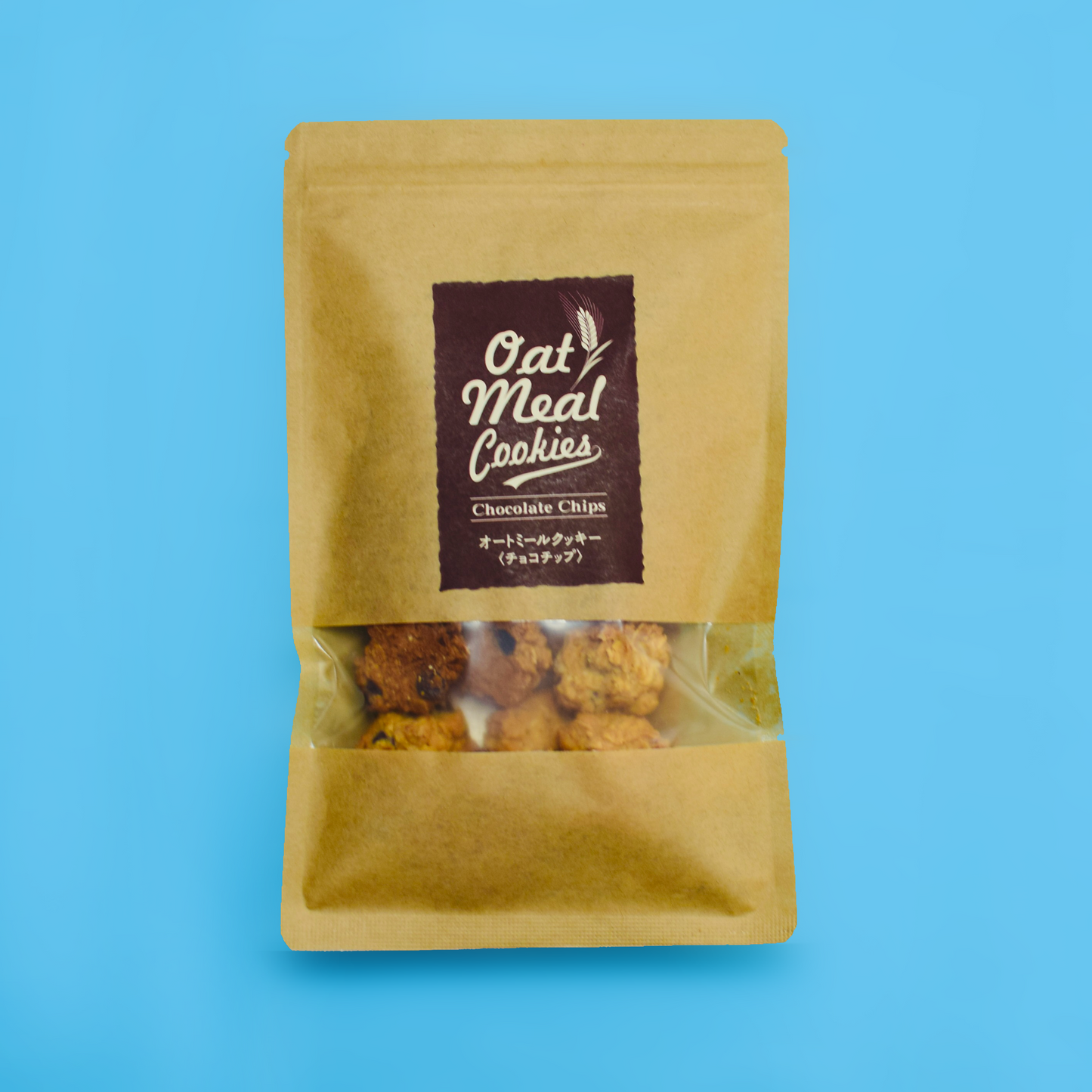米粉のオートミールクッキー(チョコチップ)