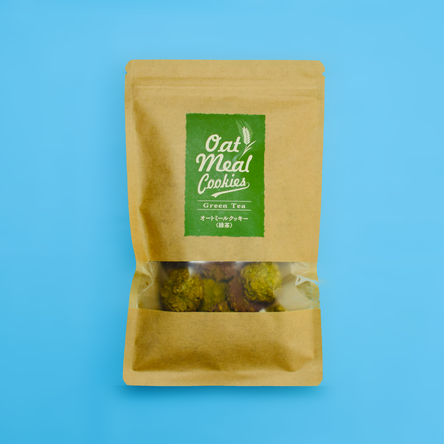 米粉のオートミールクッキー(緑茶)
