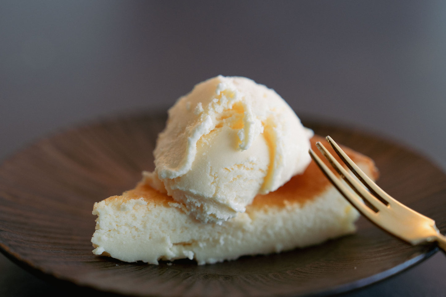 米粉とナチュラルチーズのプレーンチーズケーキ